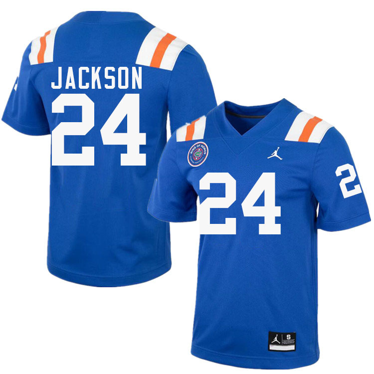 Ja'Kobi Jackson Florida Jersey,Florida Gators #24 Ja'Kobi Jackson Jersey Youth Uniforms-Retro Royal